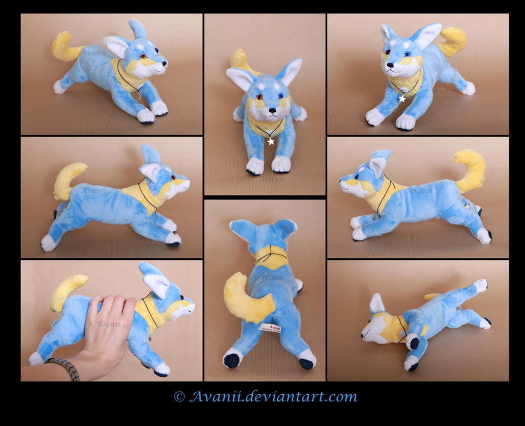 Plushie Commission: Sammy the Dog