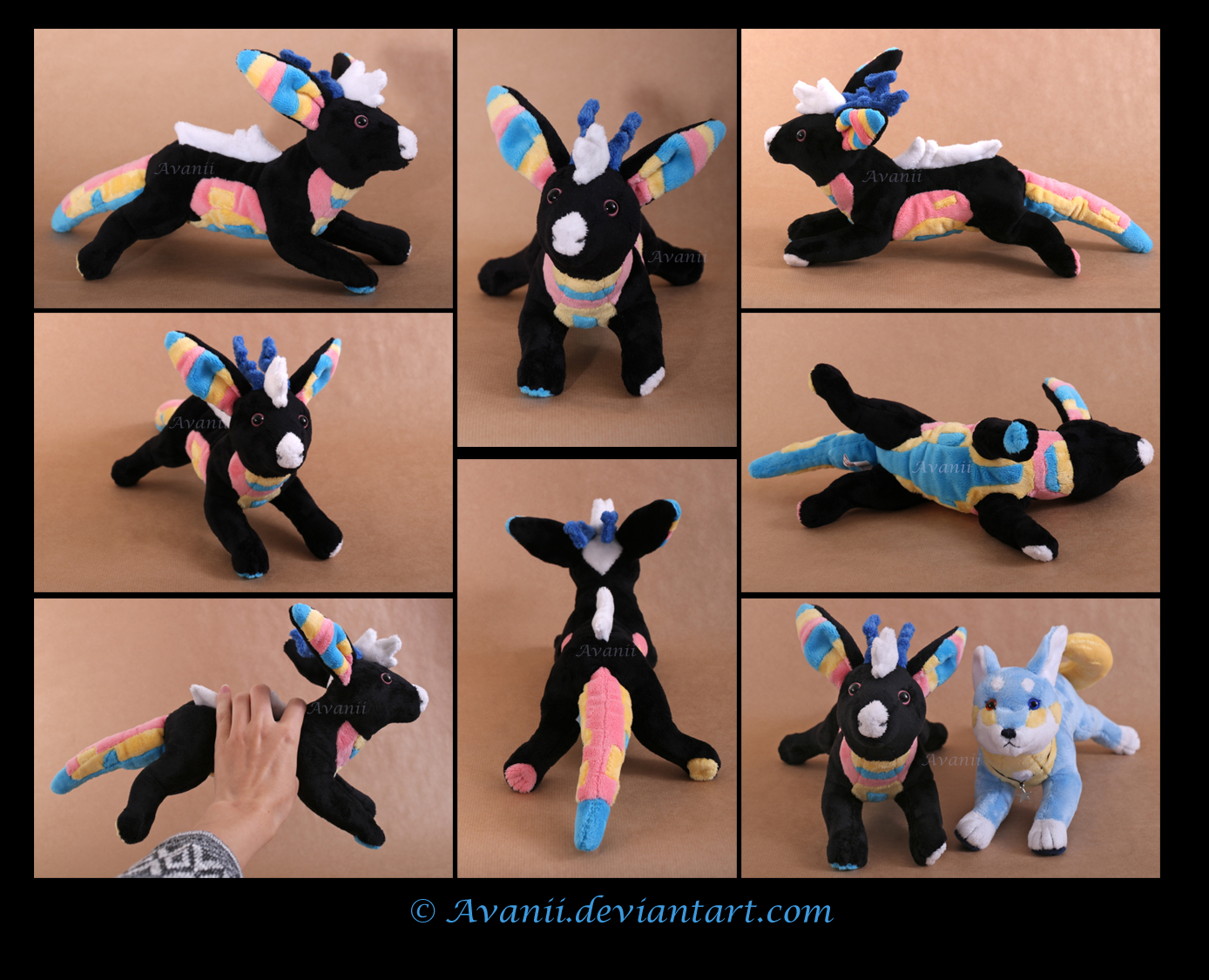 Plushie Commission: Glitch by Avanii