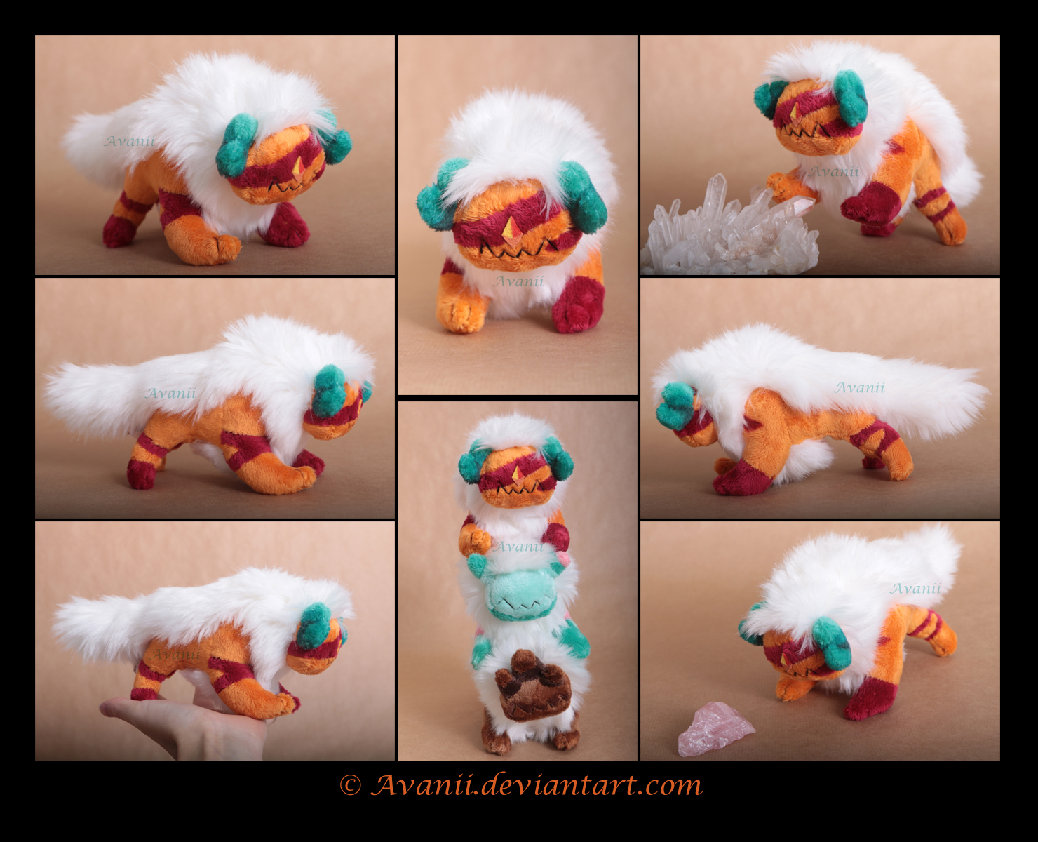 Plushie Commission: Corrupted Jasper by Avanii
