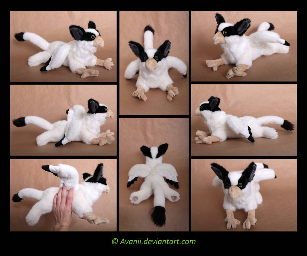 Plushie Commission: Gryphon by Avanii