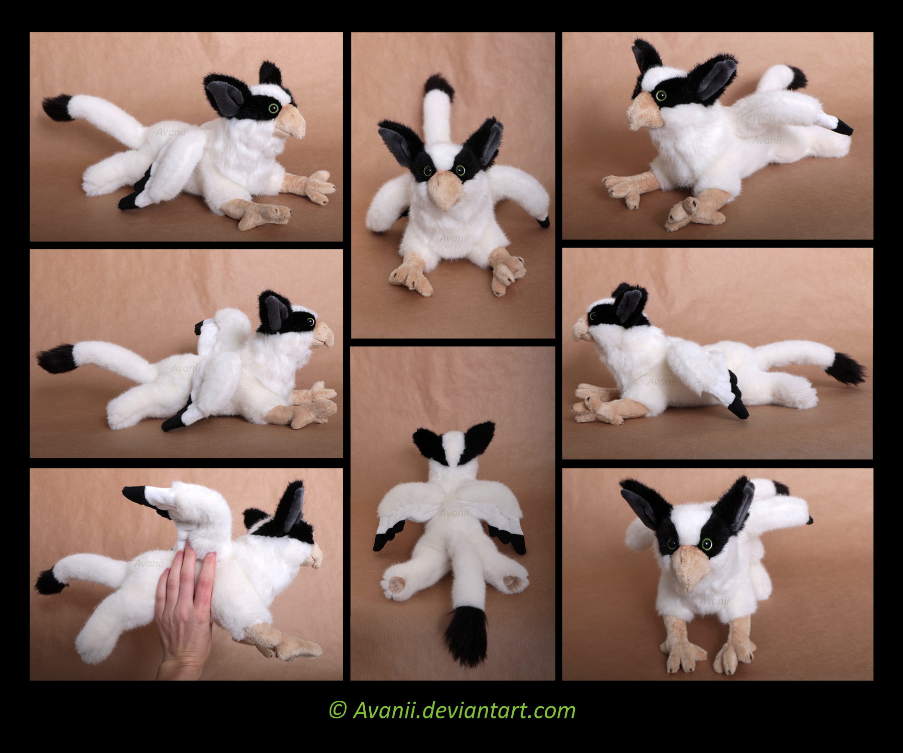 Plushie Commission: Gryphon by Avanii