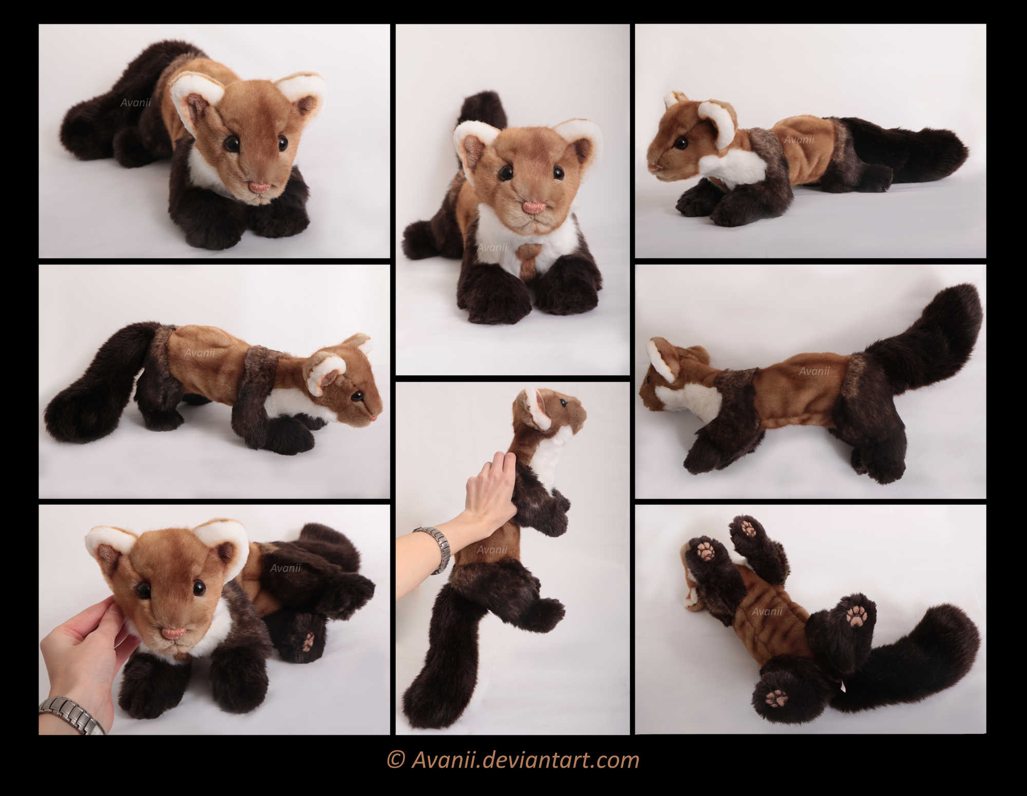 Plushie Commission: Rion the Beech Marten