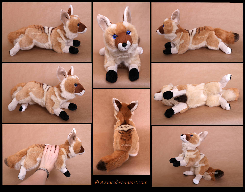 Plushie Commission: Rewind the Coyote by Avanii