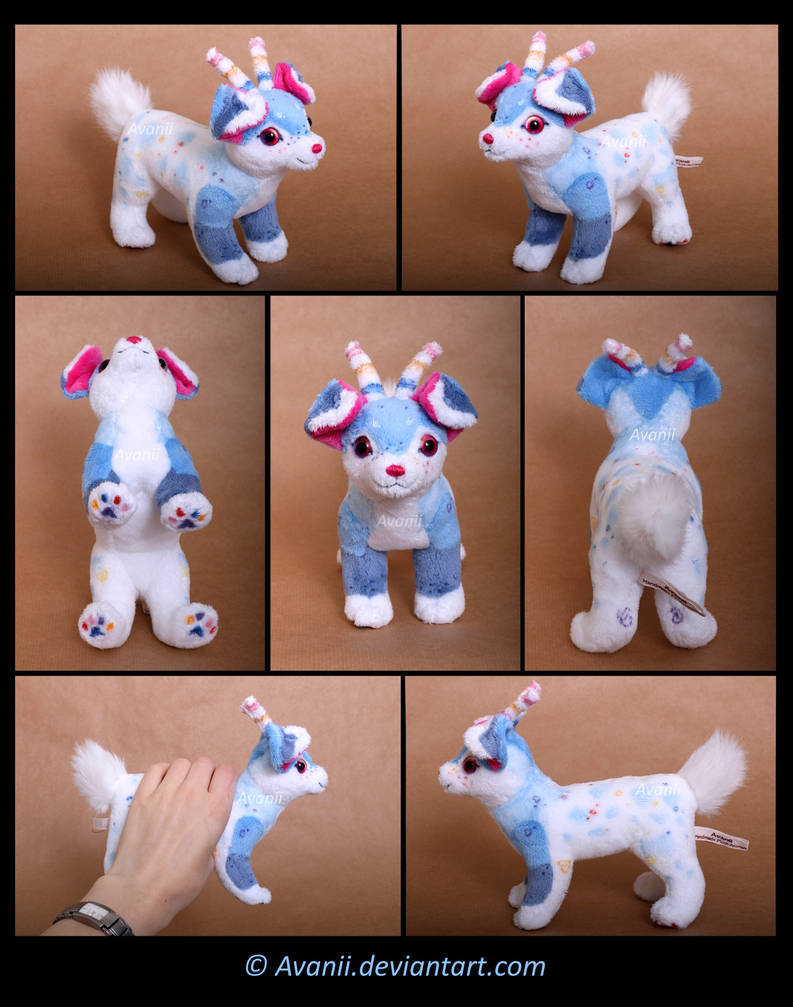 Plushie Commission: Otis the Aliendog by Avanii