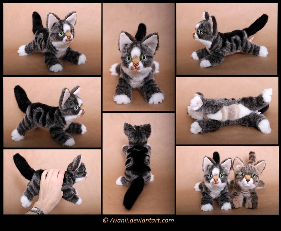 Plushie Commission: Miepie the Cat by Avanii