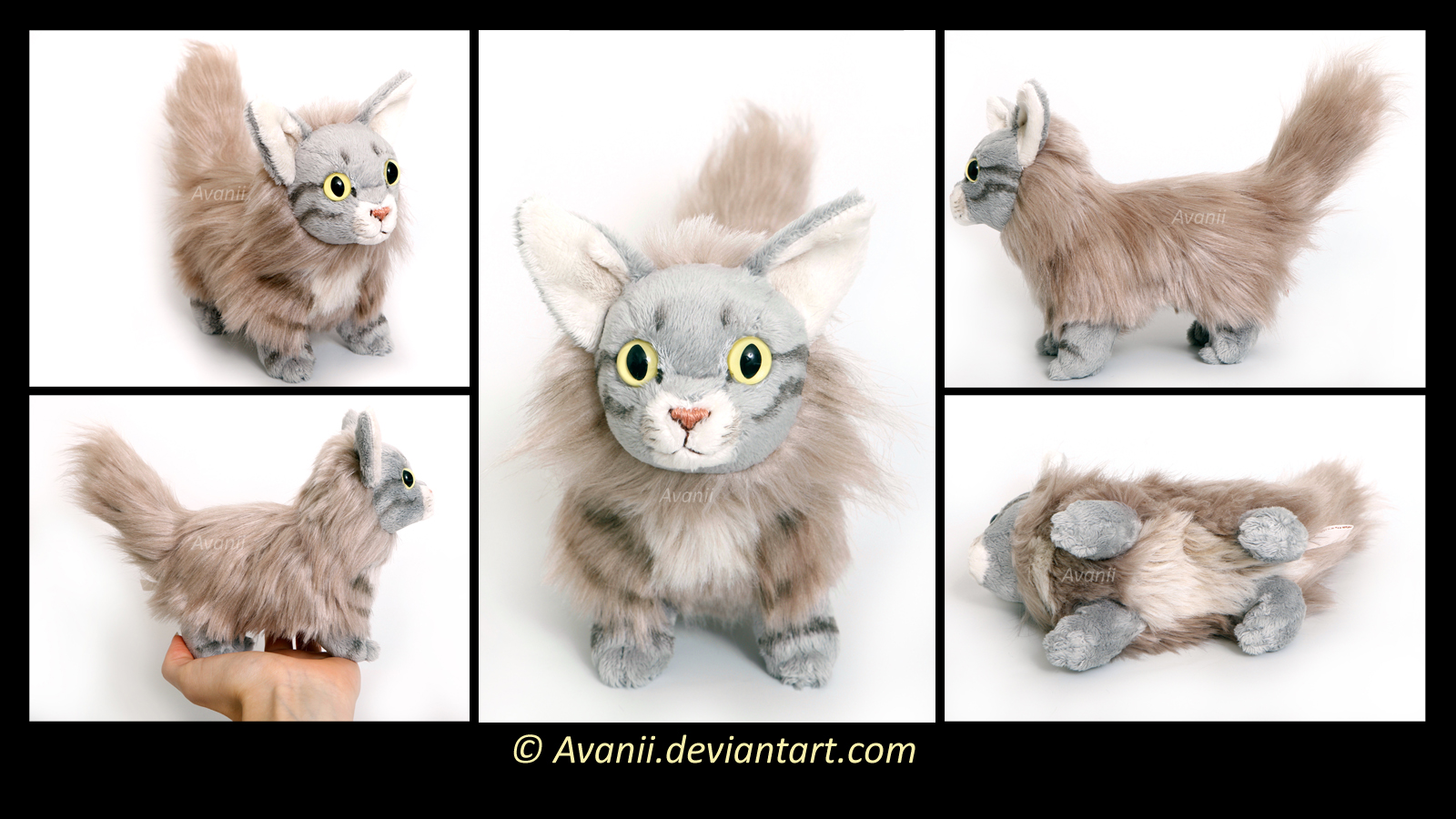 Plushie Commission: Indy the Cat by Avanii