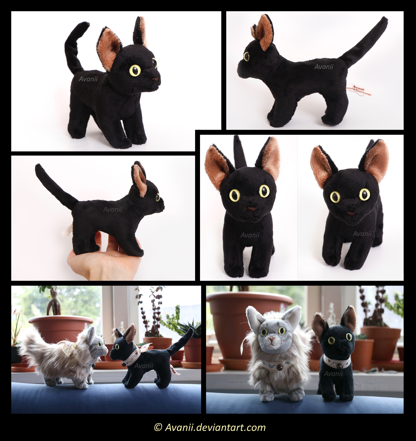 Plushie Commission: Snow the Cat by Avanii