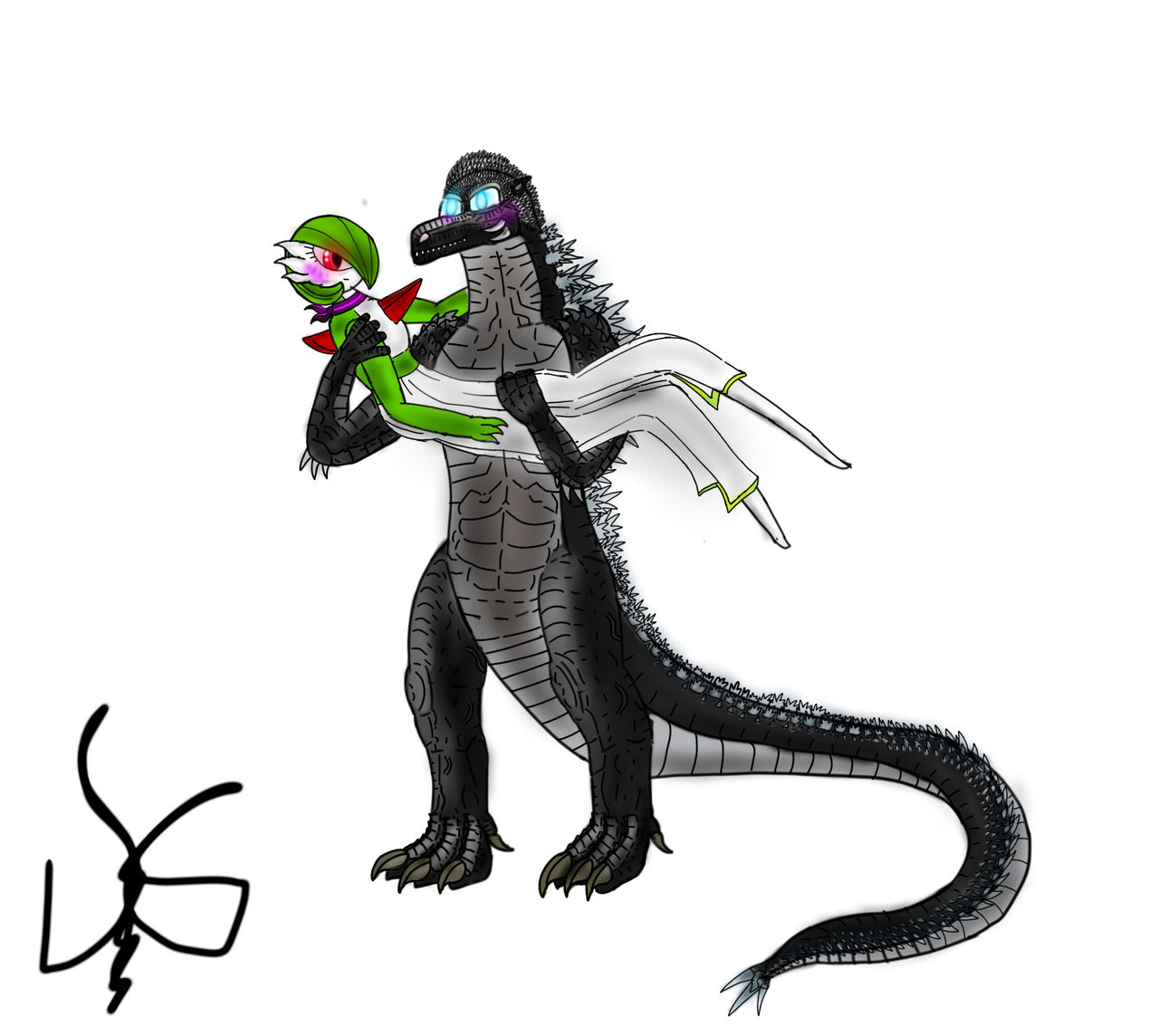 Godzilla Gar Gardevoir x GODZILLA Ship de tiktok echo por mi by godzillaron on ...