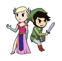Me and my girlfriend as Zelda characters