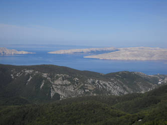 Hilltop View of the Adriatic Sea