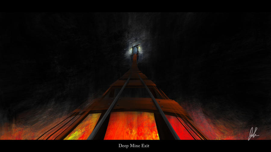 Deep mine exit by amokk20 on DeviantArt
