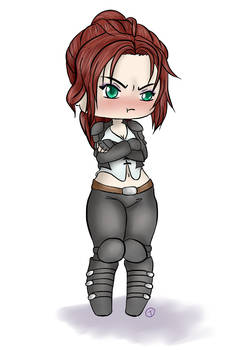 Tava in Tamriel - Angry Chibi