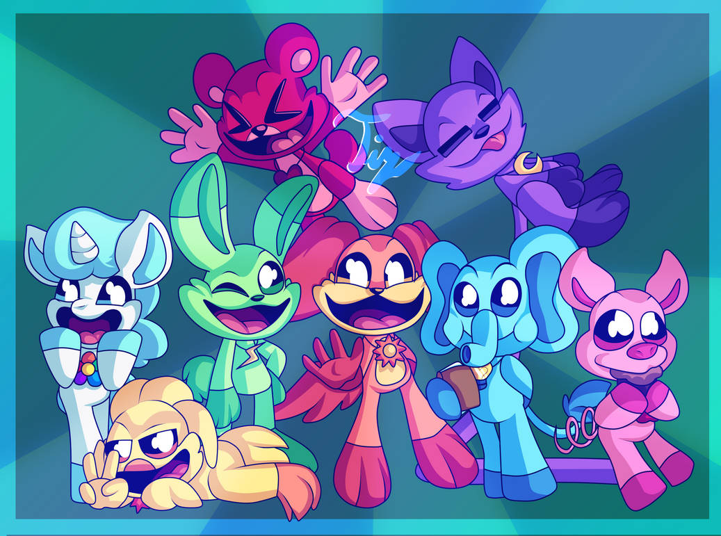 Happy Smiling Critters by Ting-SWEET on DeviantArt
