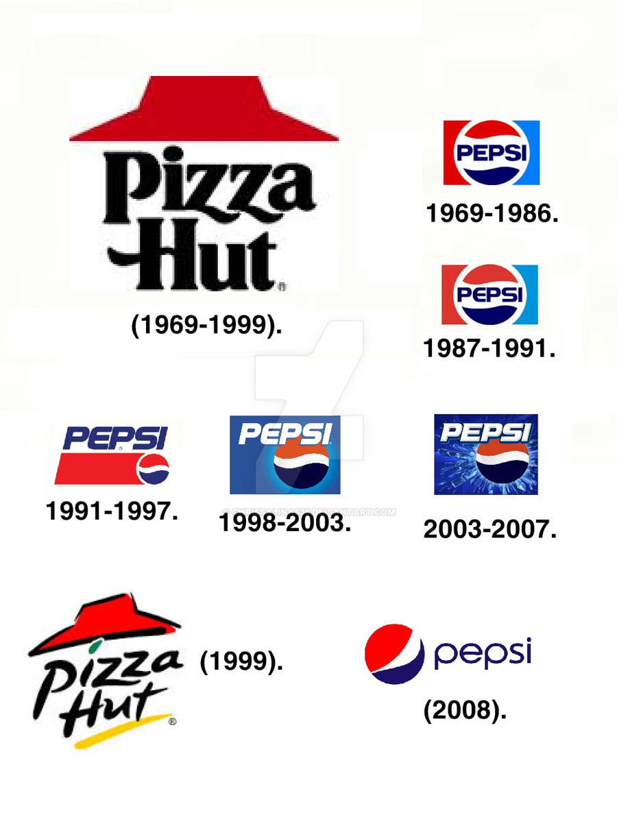 Pizza Hut Logo Before and After. by ChrisSalinas35 on DeviantArt