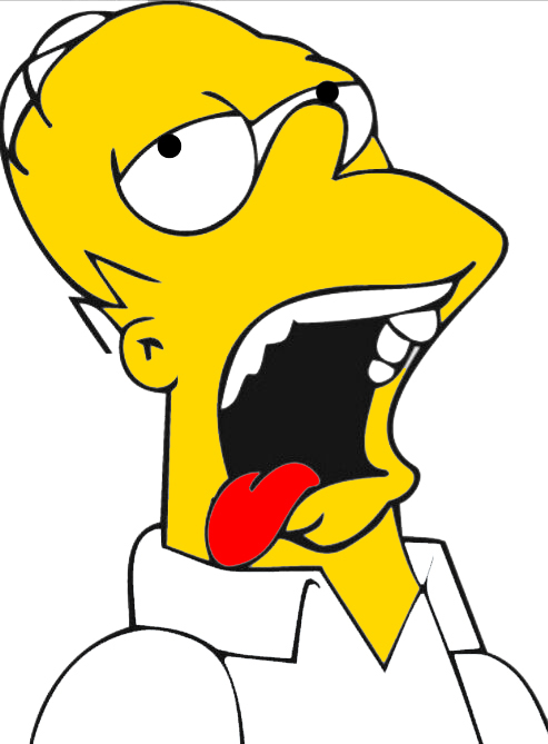 Homer Simpson Drooling Without Stubble By Chrissalinas35 On Deviantart Homer Simpson Drooling Without Stubble By Chrissalinas35 On Deviantart