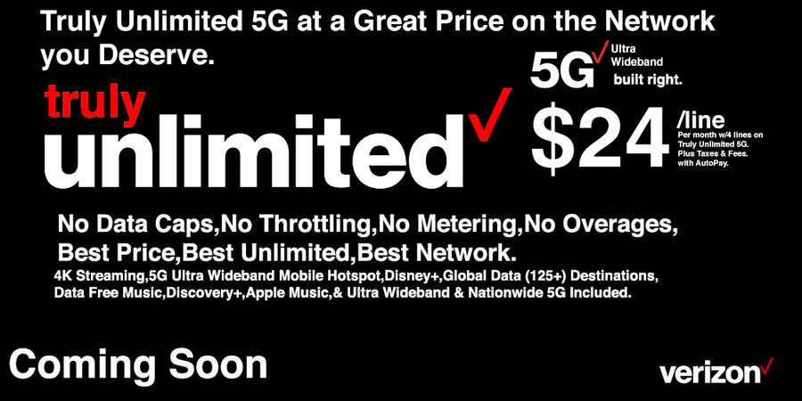 Is Unlimited Data Really Unlimited Verizon Verizon Truly Unlimited 5G Ad by ChrisSalinas35 on DeviantArt