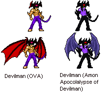 Devilman JUS styled sprite