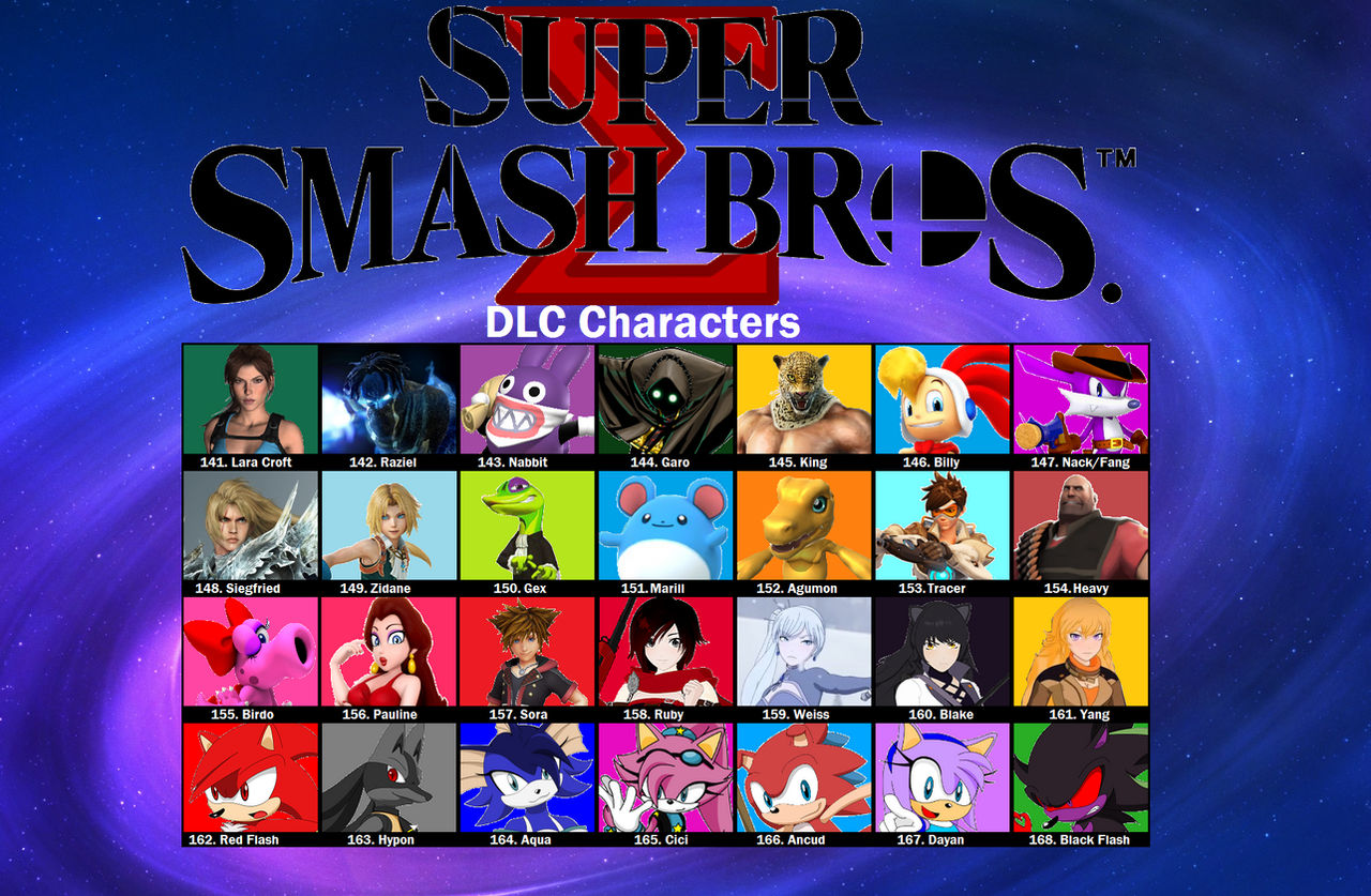 Ssb Sigma SSB-Sigma roster (DLC) by firenamedBob on DeviantArt