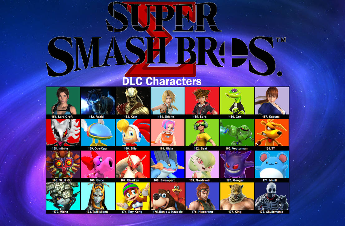 Ssb Sigma SSB-Sigma roster (DLC) take 2 by firenamedBob on DeviantArt