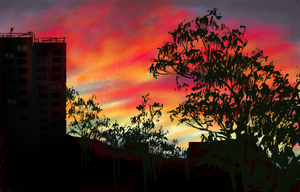 Speed painting - City Sunset