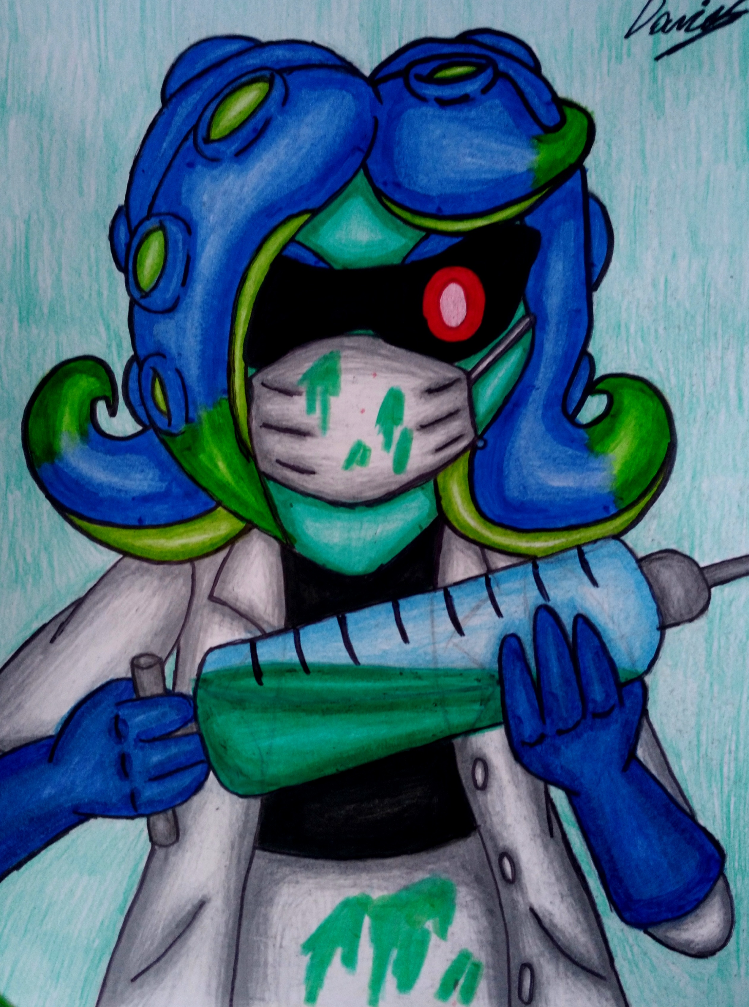 Sanitized octoling. by SanchezEscoba on DeviantArt