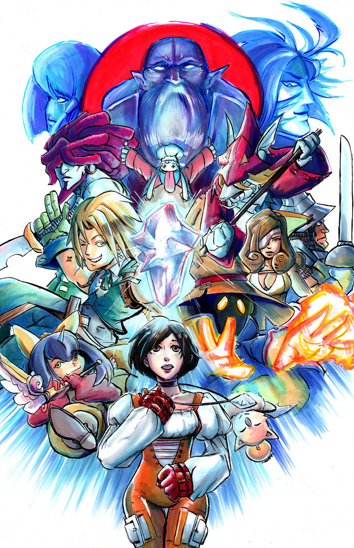 Pre Rendered Ffix FFIX Cast by maecaart on DeviantArt