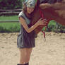 Girl and her horse 6