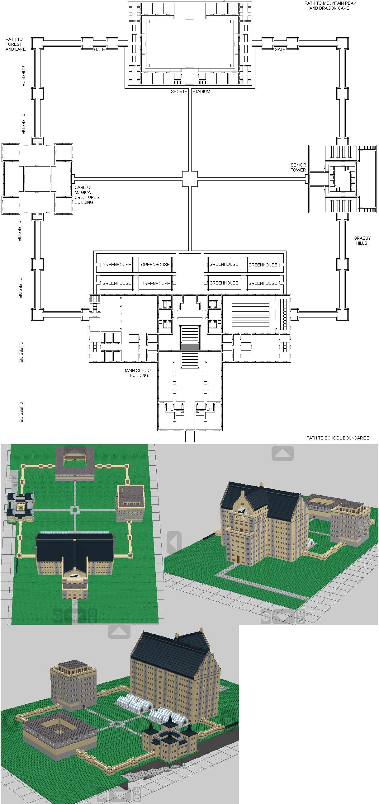 NZ Hogwarts Building Layout