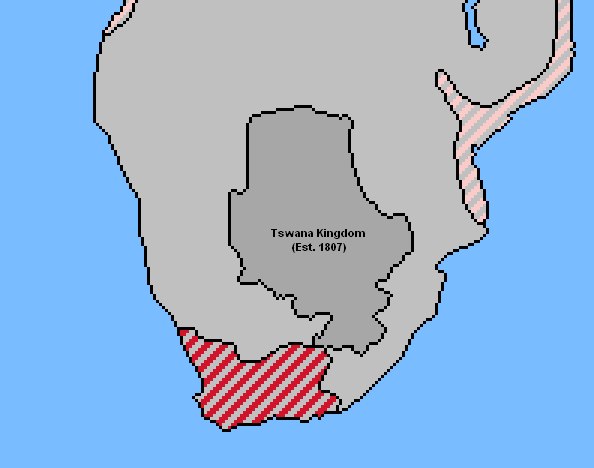 Temeraire - Tswana Kingdom Map