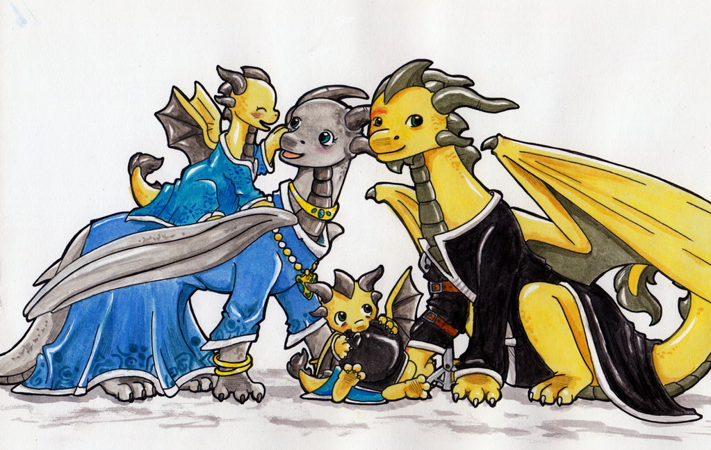 The Isera Family - Art By Wollfisch