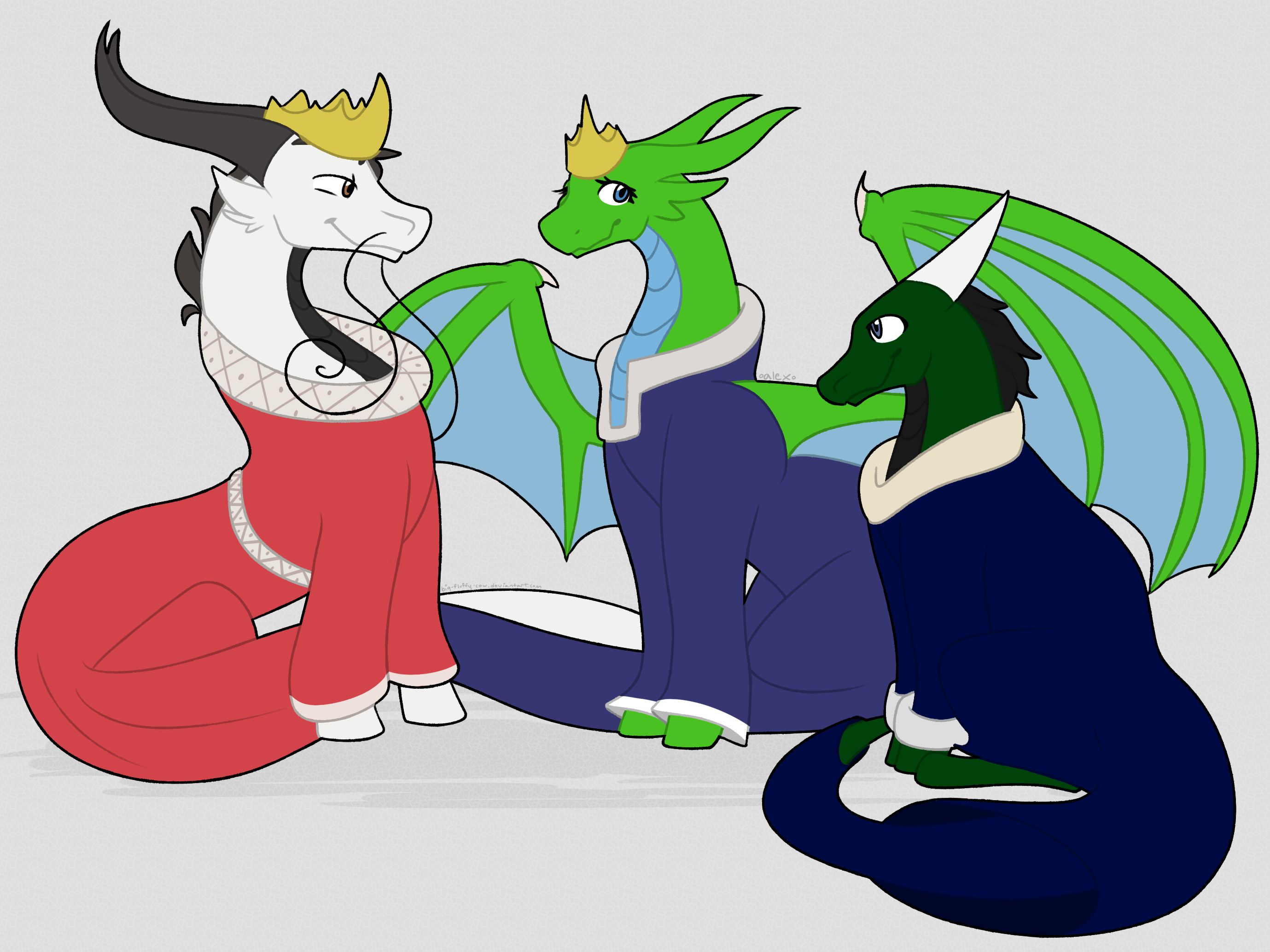 Dragon Family  Commission  By Reyac