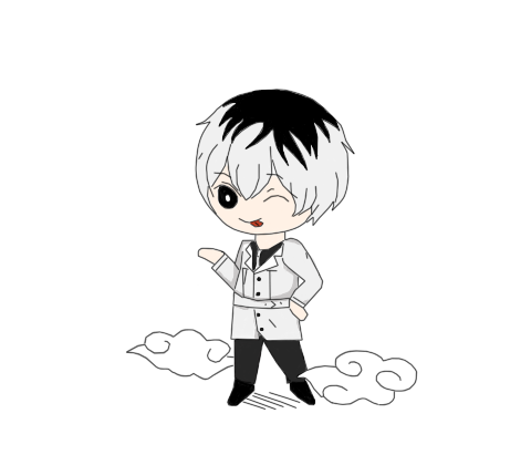Chibi Kaneki White Black Hair Version By Angelzhearts On Deviantart Chibi Kaneki White Black Hair Version By Angelzhearts On Deviantart