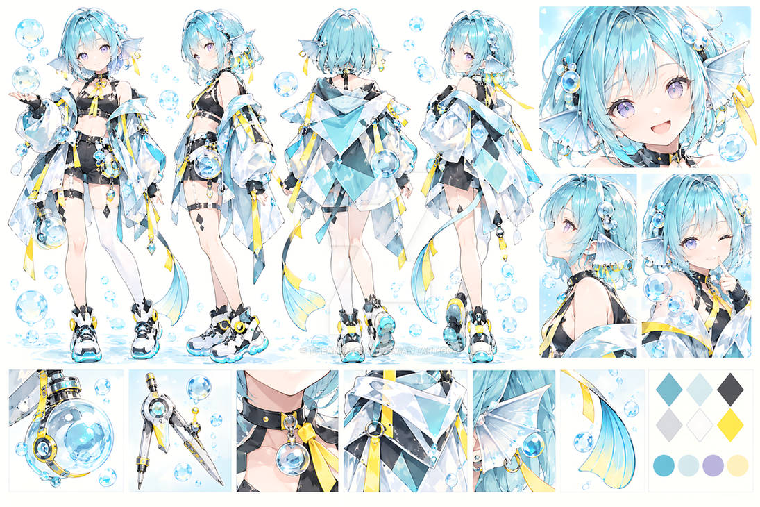 Blue Flash Oc Blue-Gold Icy Fantasy Character OC by TheAnimeGirly on DeviantArt