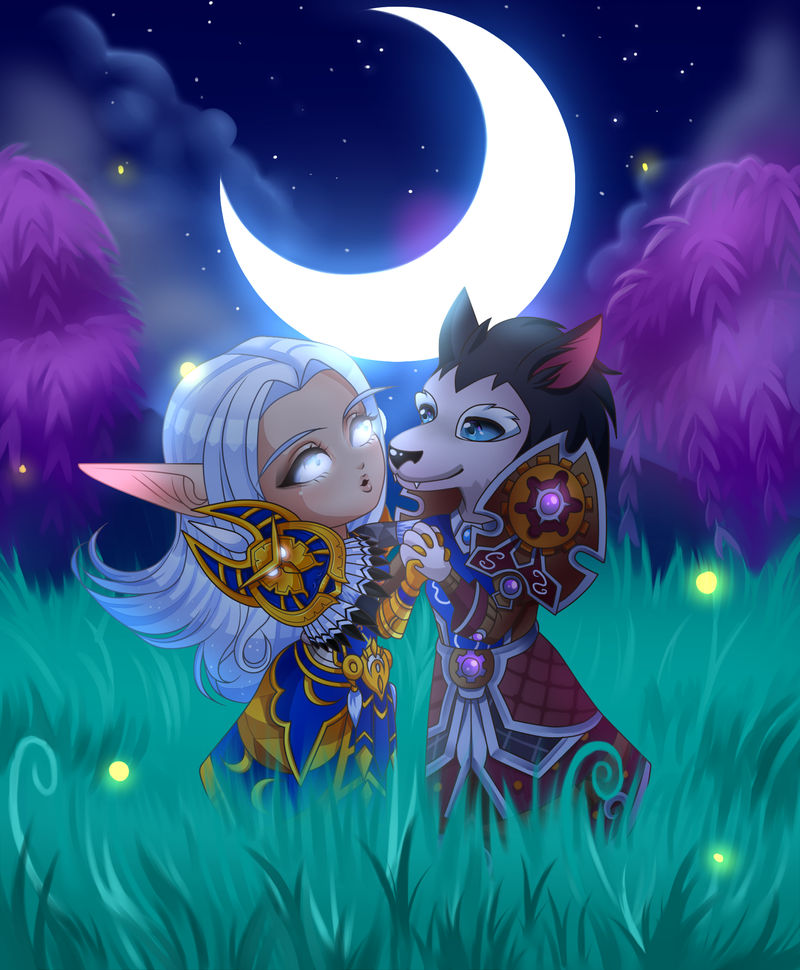 commission chibi full color and backgroung by Denink on DeviantArt