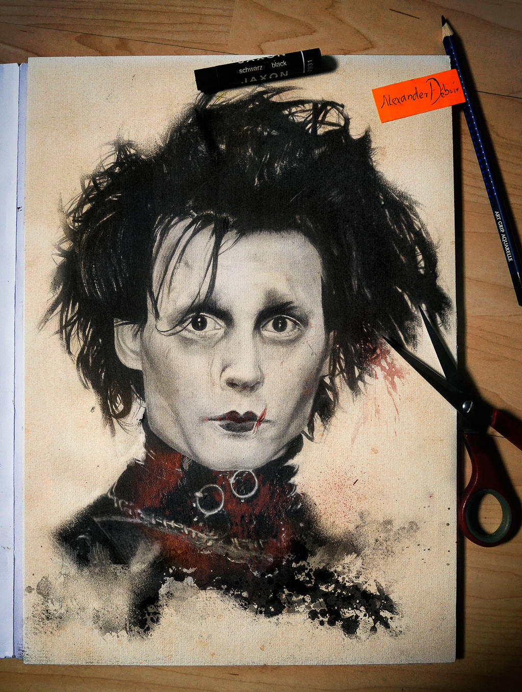 Edward Scissorhands -digital painting-