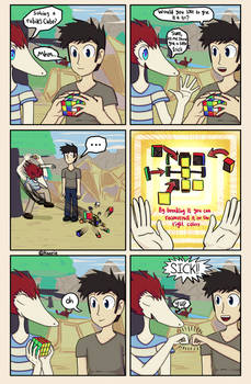 Rubik's Cube Comic