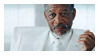 Stamp: Morgan Freeman, God by senshuu