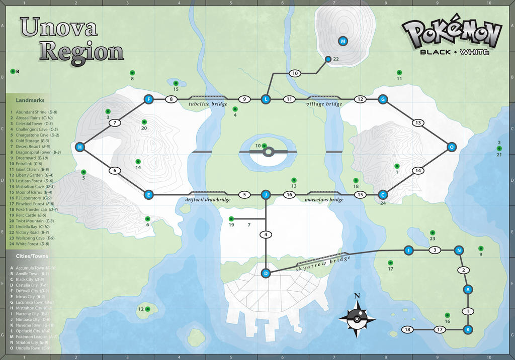 Unova Map