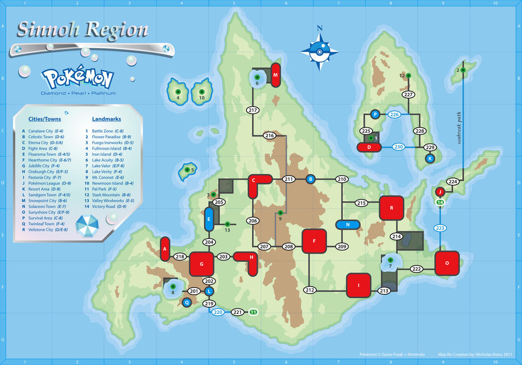 Sinnoh Map