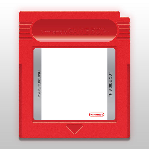 Gameboy Cartridge Template by cow41087 on DeviantArt