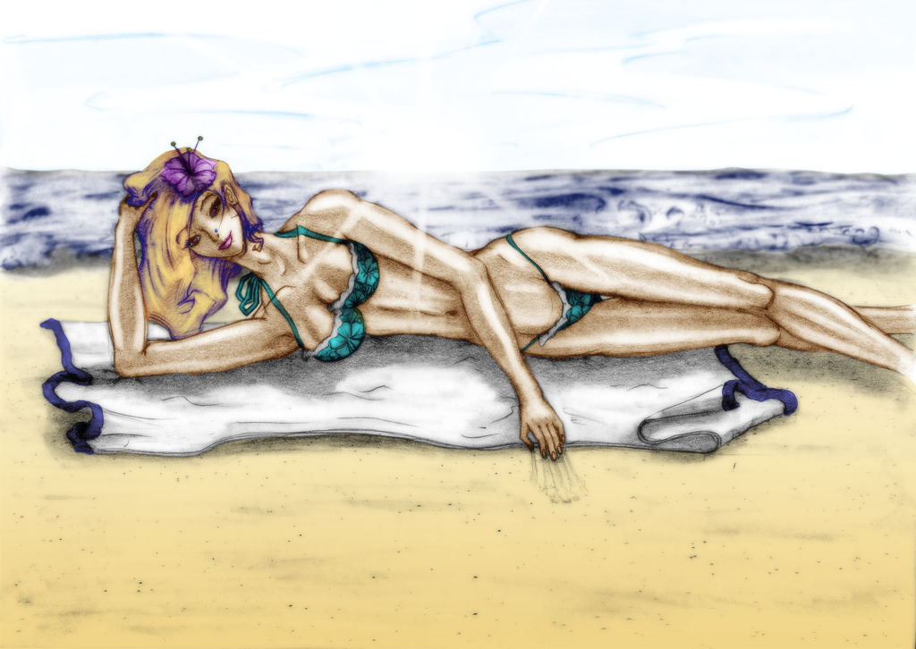 Beach Girl sketch