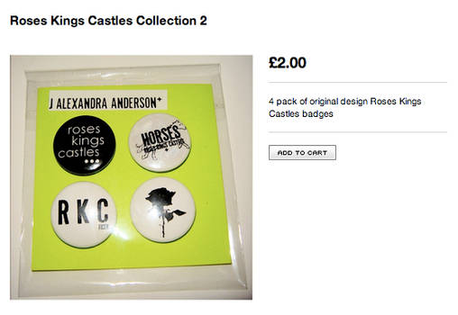 Roses Kings Castles Badges 2