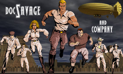Doc Savage and Company by jaypiscopo