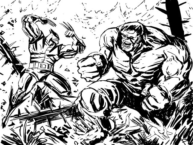 Wolverine vs. Hulk