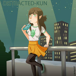 Distracted-kun album art