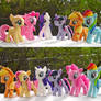 My Little Pony Main Cast Plushies plus pattern