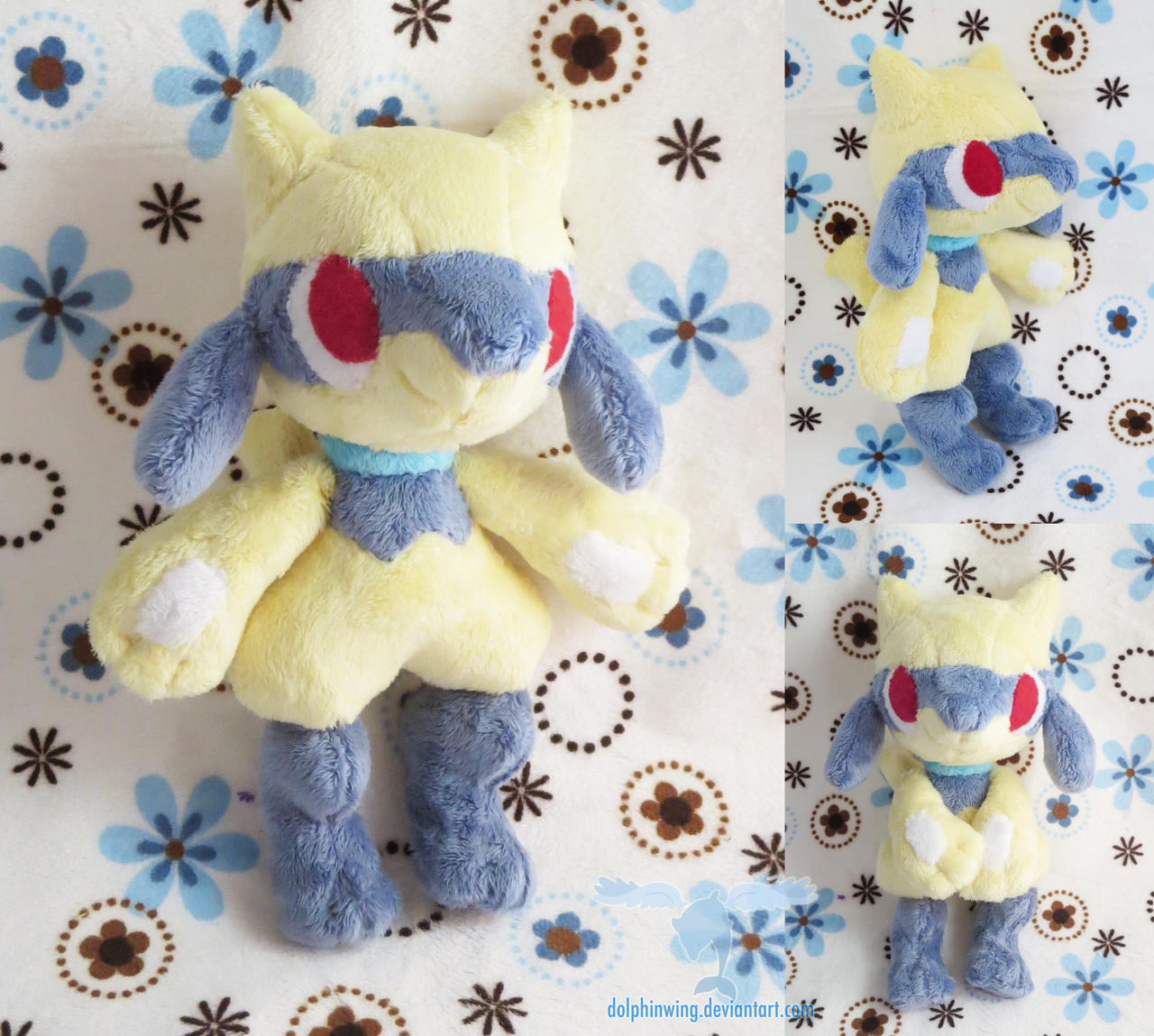 Shiny Riolu Poketime style plush