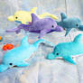 Dolphin Plushies (pattern available)