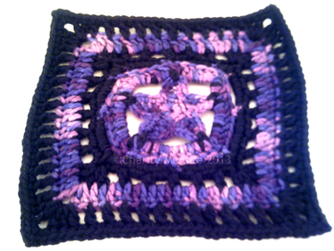 Pentacle Granny Square Revisited (Pattern)