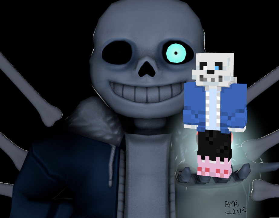 SANS!  Minecraft Skin